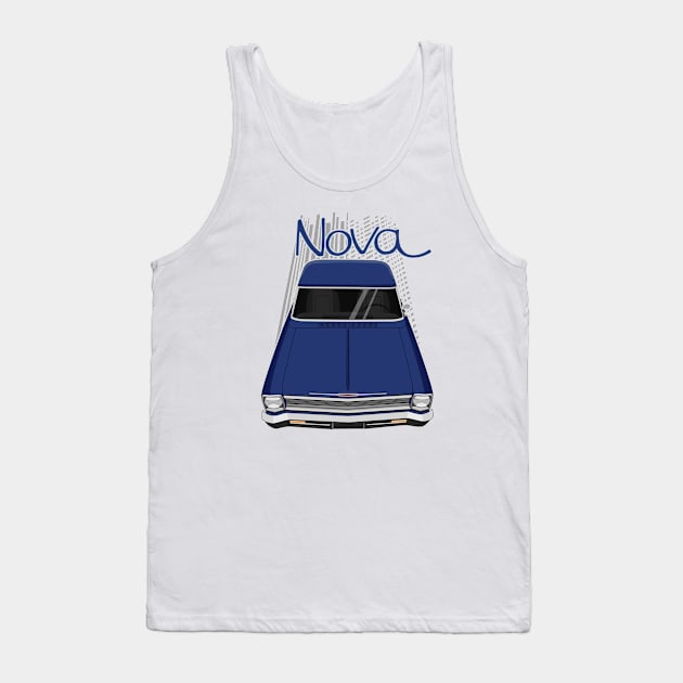 Chevrolet Nova 1966 - 1967 - deepwater blue Tank Top by V8social